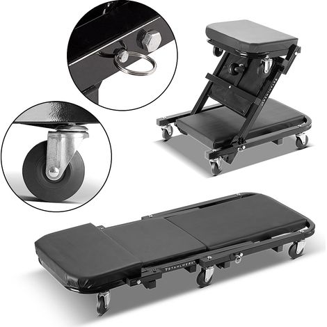 STAHLWERK Werkstatthocker FRC-40 ST 2 in 1 mit 150 kg Tragfähigkeit