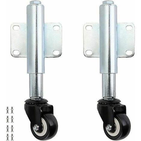 Roue de portail roulant 6cm – Capacité de charge 50kg – Montage facile avec plaque universelle – Pour portails en bois et clôtures (1/5)