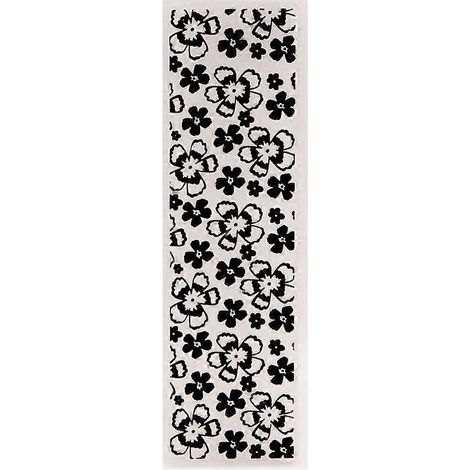 Plaque de gaufrage à motif de grandes fleurs pour scrapbooking et création de cartes. (1/4)