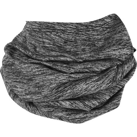 Serviette carrée unisexe en soie glacée, protection solaire, anti-poussière et coupe-vent, idéale pour le cyclisme et le sport (Sporthemp gris). (1/5)