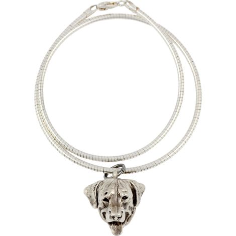 Rottweiler - collar para perros, joyería única para amantes de los perros, colgante de serpiente único de Art-Dog (1/5)