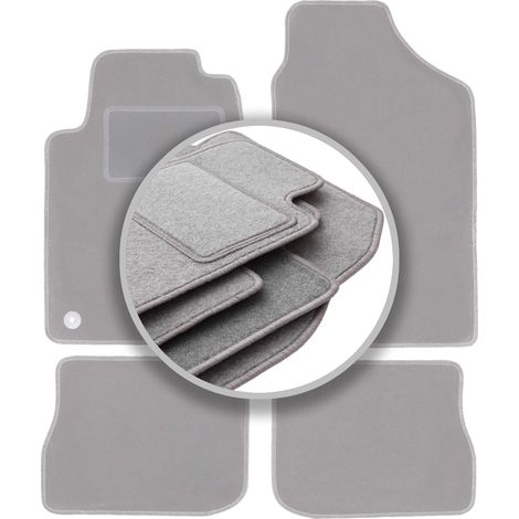 Tapis de sol gris cendré pour Peugeot 605 berline (1989-1999)