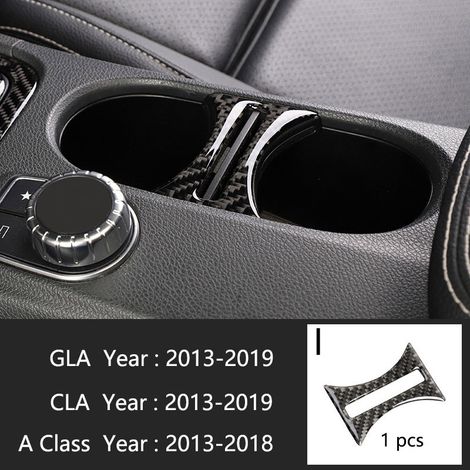 (Type I) Compatible avec Mercedes-Benz Classe A W176 GLA X156 CLA Accessoires Climatisation Console CD Panneau de garniture Style automobile (1/5)