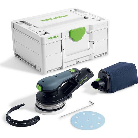 Festool – Ponceuse excentrique sans fil 18V – Moteur EC-TEC sans balais – Ø 125mm – Pour bois dur et teck – Éclairage LED intégré (1/10)