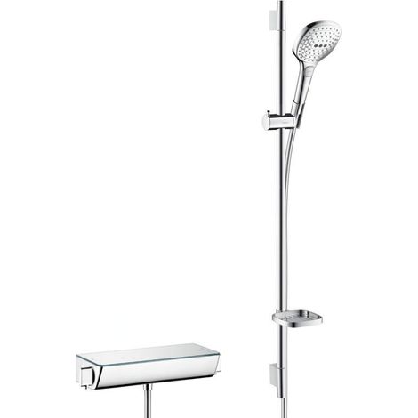 Système de douche Raindance Select en surface 120 avec Ecostat (1/5)