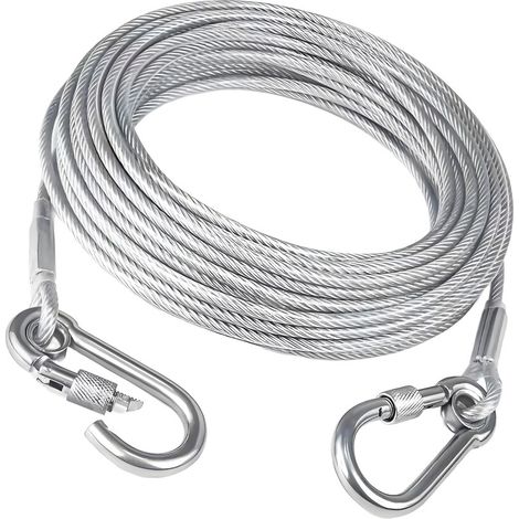 Stendibiancheria in robusto filo d'acciaio rivestito in plastica, - 20 m