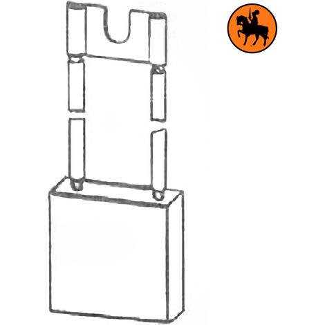 Ensemble de 4 balais de charbon FUJI 992914240H00 15x40x35mm