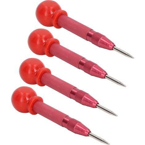 Jeu de poinçons automatiques pour métal, bois, vitres et fenêtres (5 pouces, rouge) (1/5)
