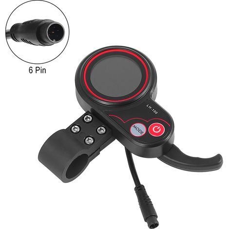 LH-100 6-pin LCD dashboard for Mercane MX60 smart electric scooter (1/4)