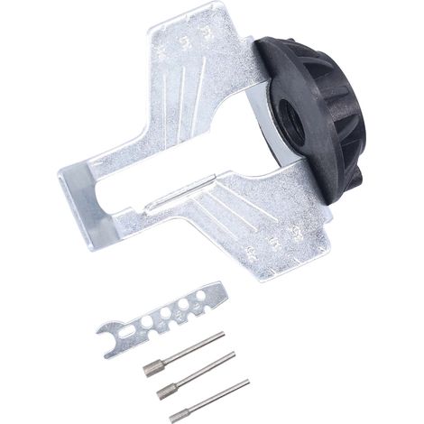 Kit d'affûtage pour tronçonneuse, guide d'affûtage, adaptateur de perceuse, lime à lame, outil rotatif (1/5)