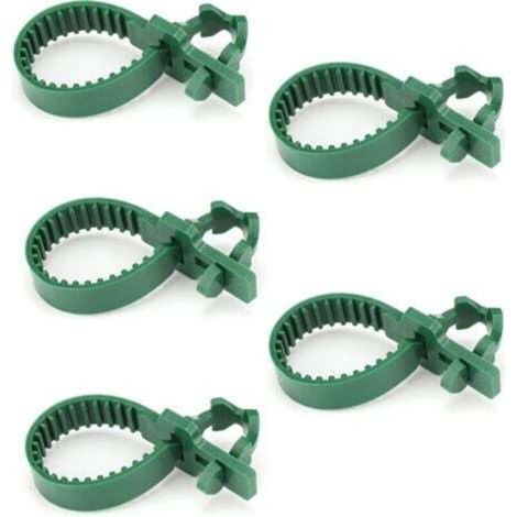 5 Pieces Ties for Tree Stakes 24CM, Green Tree Branch Ties, Ties for Tiing Trees, Tree Stake and Tie, for Supporting Trees, Plants (1/5)