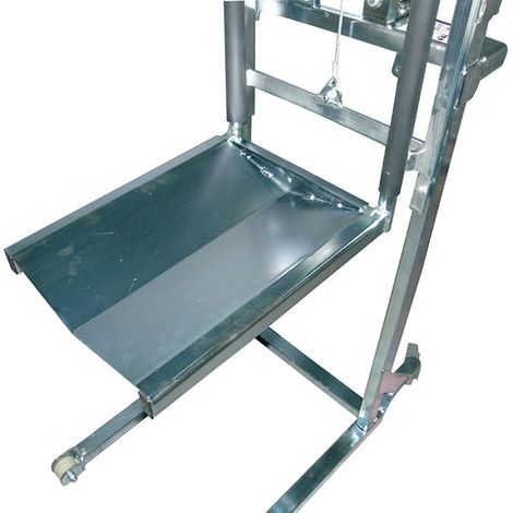 Impilatore per bobine in acciaio - carico massimo 150 kg - ruote girevoli - 300707/PB