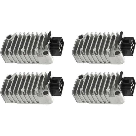Quatre régulateurs de tension en aluminium pour motos, compatibles avec les modèles TT250, TT225, SRX600, TDM850, TW200, FZR400 et FZR600. (1/5)