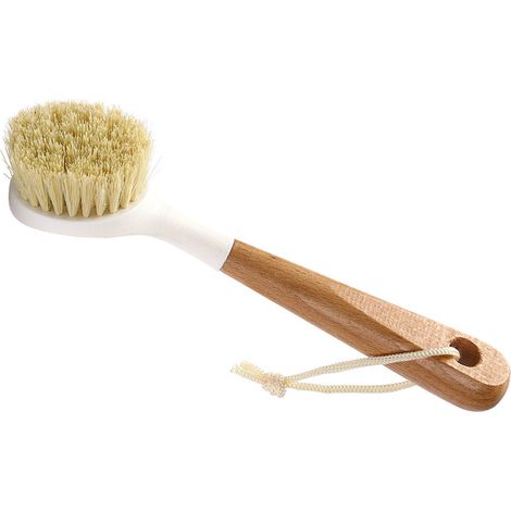 Brosse à pot à long manche polyvalente nettoyage efficace brosse à récurer bols casseroles pour cuisine maison (1/4)