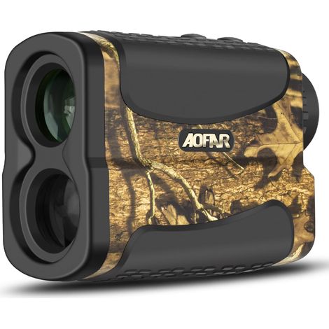 HX-700N Télémètre Chasse/Golf 700 Yards, Précision ±1m, 6X Grossissement, Mode Portée et Vitesse,Batterie Gratuite, Sac à Main