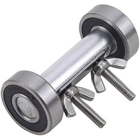 Guide d'angle pour aiguiseur de couteaux, argent, acier inoxydable, rapide et économe en main-d'œuvre, pour burins, outils de travail du bois (1/4)