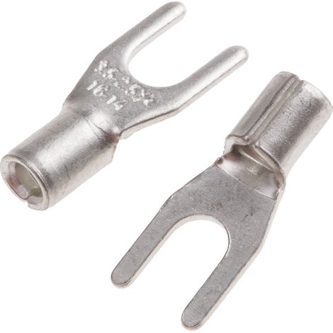 Cosse à fourche à sertir RS PRO Non-isolé 14AWG 2.5mm² 16AWG 1.5mm²