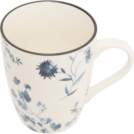Taza Umami con diseño de flores azules 31cl - Atmosphera créateur d'intérieur