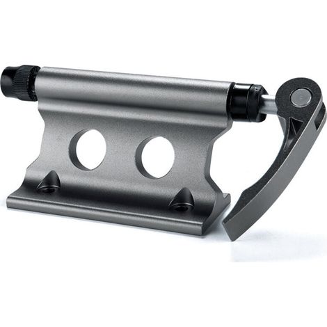 Supporto per ruota anteriore per mountain bike, blocco per bicicletta, supporto per forcella, supporto per forcella per bicicletta per forniture da viaggio all'aperto (argento) (1/4)