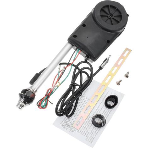 Antenne de Voiture Radio électrique de Voiture, kit d'accessoires d'antenne électrique 12 V DC pour Caravane Camping-Car Camping-Car Camion Voiture, etc. (1/5)