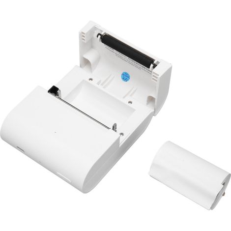 Mini imprimante thermique portable connectée en Bluetooth pour corriger les questions, imprimer des reçus, des notes et des photos.
