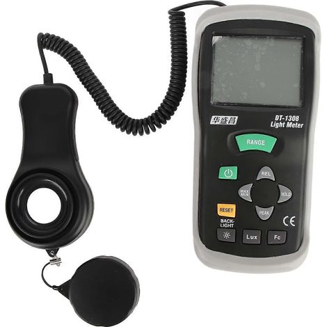 DT-1308 Multifunktionales Photometer, digitales, tragbares Hand-Beleuchtungsstärkemessgerät für den Außenbereich