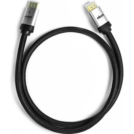 Ekon ECVHDMI08METG cavo HDMI 0,8 m HDMI tipo A (Standard) Nero