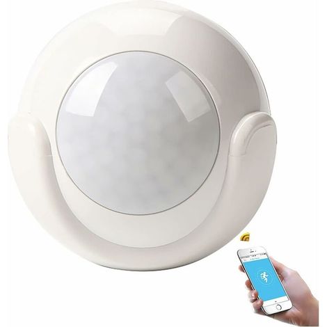 Détecteur de mouvement PIR WIFI,compatible avec Alexa & Google Home (1/5)