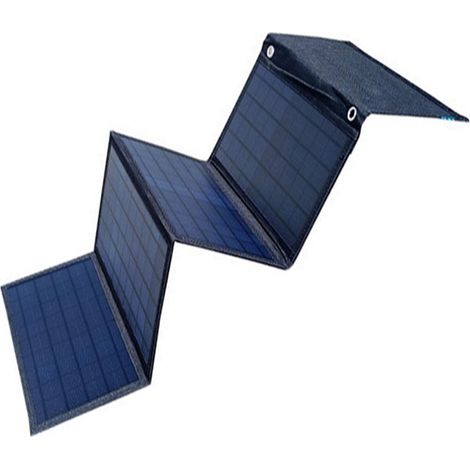 Panneau Solaire Pliable 30 W - 18 V - IP65 - Pour Station d'Alimentation Portable - Camping Extérieur - Caravane - Maison - 1 Pièce (1/5)