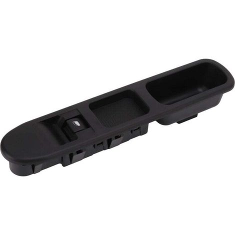Levé Vitre Interrupteur de lève-vitre côté passager 6490.HQ ABS noir sensible de remplacement pour PEUGEOT 207 (1/5)