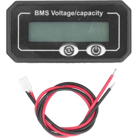 8–99,9 V Lithium-Batterieanzeige, HD-Display, hochpräzises Spannungsmessgerät, Kapazitätsmonitor mit