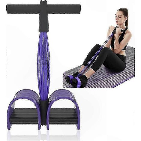 Ganzkörper-Trainingsgerät mit Widerstandsbändern, Bauchtrainer für den Heimgebrauch, 6 elastische Schläuche für Krafttraining und Beinübungen (1/5)
