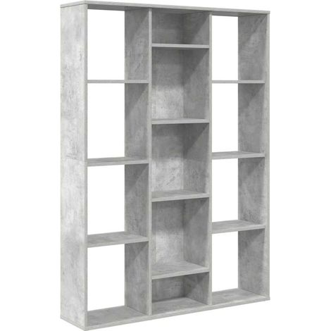 Maison Exclusive - Libreria/Divisorio Grigio Cemento 100x24x140 cm in Multistrato (1/5)