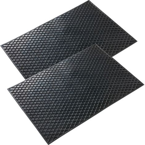2x Gummimatte Rechteck 50x70cm Antirutsch (1/5)