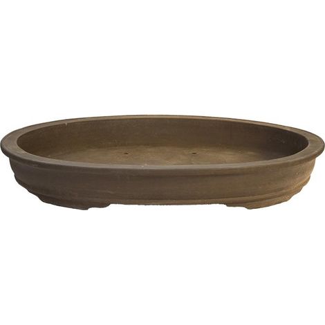 Vaso per bonsai ovale in gres 115x76x13 cm - L43
