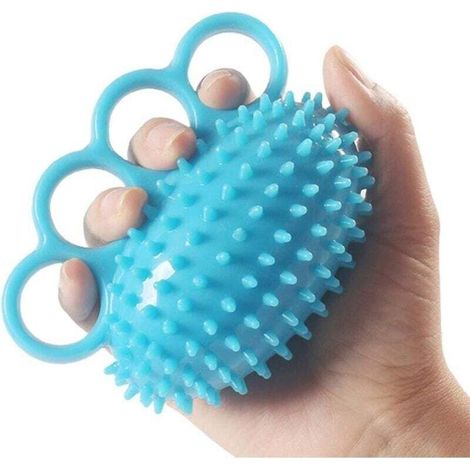 Balle de Préhension Pour les Doigts, Renforcement de la Main, Balle D'exercice à Quatre Doigts et Exercices de la Main Pour la Force, Balle Thérapeutique Pour Crampes et Récupération