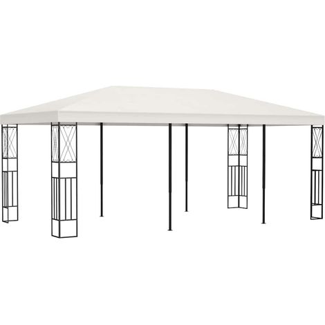 Belvédère 3x6 m Crème Tissu (1/5)