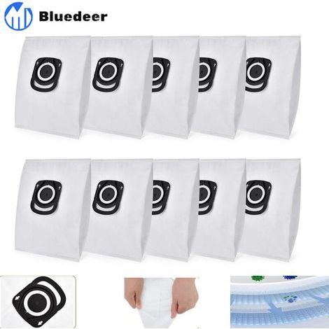 Lot de 10 sacs d'aspirateur - Pour Rowenta Hygiene + ZR200520, Pour Rowenta Compact Power, X-Trem Power et Silence Force (RO64xx RO63xx RO68xx RO39xx) (1/5)