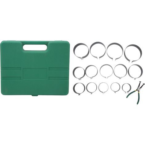 Kit de compression de segments de piston, pince universelle professionnelle, kit d'outils à 14 bandes pour voiture et camion (1/5)
