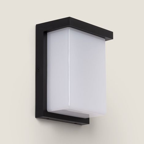 Applique da Parete per Esterni LED 16W Alluminio Tyron 4000K Nero Bianco Naturale (1/4)