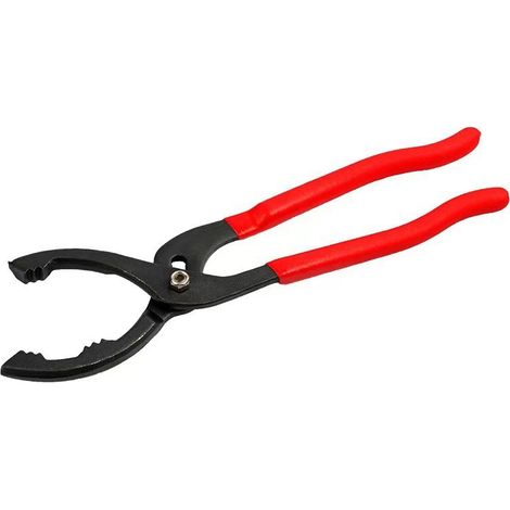Clé filtre à huile réglable 300mm – Pince avec mâchoire dentelée – Ouverture 60 à 102 mm – Poignée ergonomique antidérapante – Outil de démontage rapide (1/5)