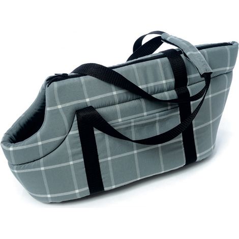 Borsa Trasportino Per Cane Modello Doggy Bag A Quadri (1/4)