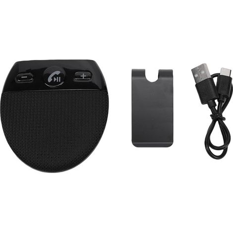 Kit Mains Libres pour Voiture, avec Amplificateur Numérique et Commande Vocale, 10 Heures D'autonomie en Conversation avec 500 Heures en Veille, pour Une Conduite Sûre et des (1/5)