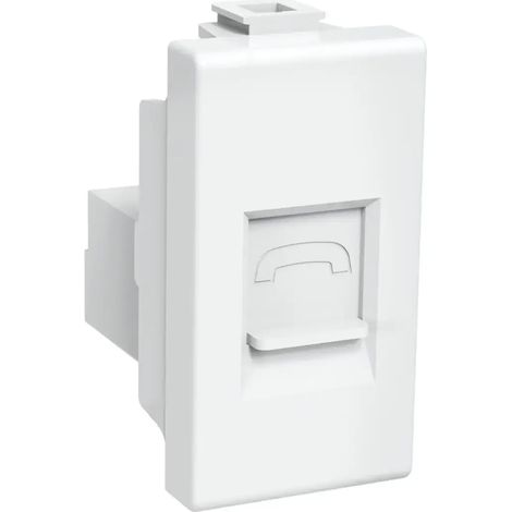 compatibile matix presa telefonica rj11 bianco