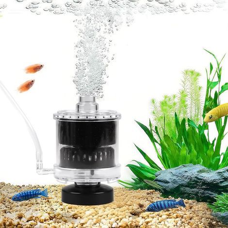 Petit Filtre Éponge Aquarium avec Tuyau Bulleur, Mini Filtre Intérieur D'aquarium pour 30-60 L Aquarium, Filtre Interne avec Matériau Filtrant, pour Crevettes Betta (Pompe à air Non Incluse) (1/5)