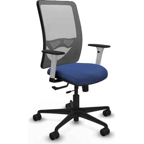 Chaise ergonomique piqueras y crespo Zulema blanc support lombaire réglable (1/2)