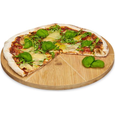 Pizzateller aus bambus 884167