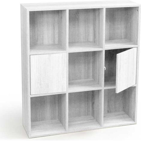 Mobile modulare 9 cubi Gaia 90x24x98 cm