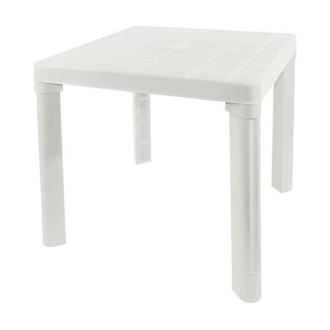Tavolino Tavolo Baby con Piedi Smontabili Bianco 50 x 50 x 45 cm