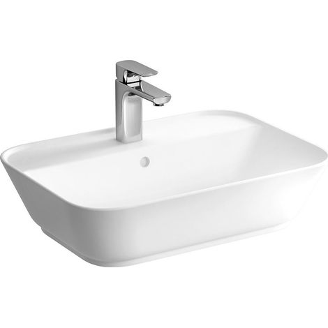 LAVABO GEO SOFT-SQUARE CERAMICA BIANCA 59,5CM (1/2)